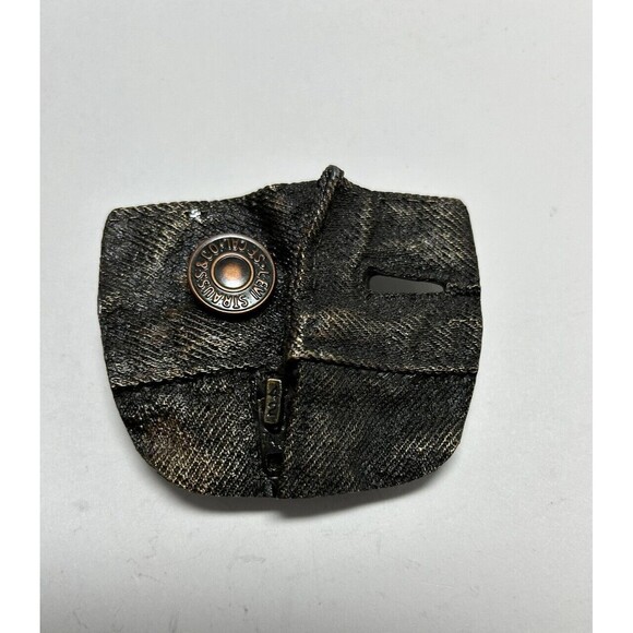 Vintage Levi Strauss Jeans Company SF Cal Belt Buckle 1976 Bergamot Brass Works - Picture 3 of 14